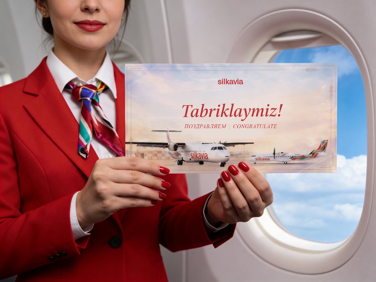 Congratulations on Board: Silk Avia Launches a New Service for Your Special Moments!